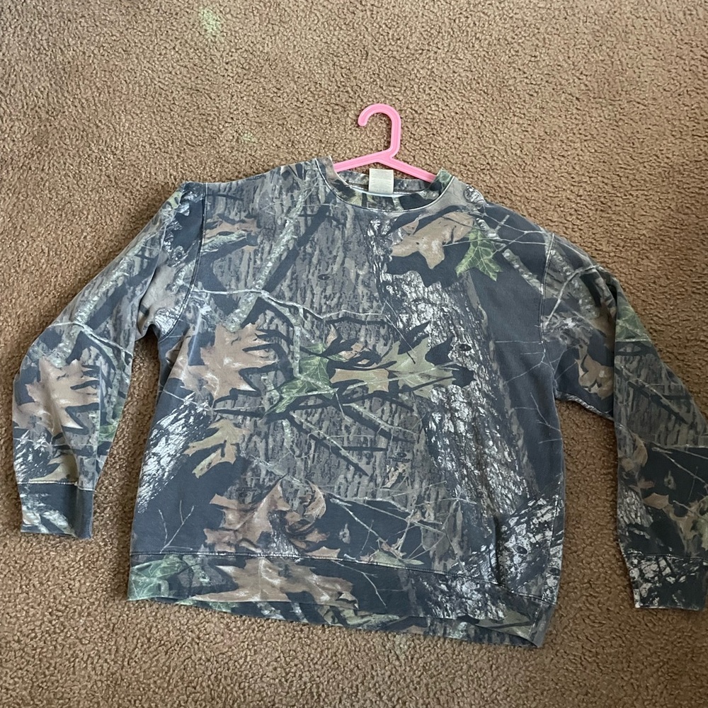 Camo Crewneck Sweater